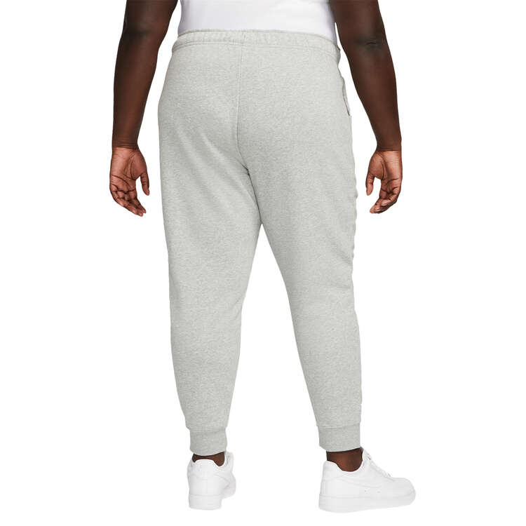 Nike Womens Sportswear Club Fleece Jogger Pants (Plus Size), Grey, rebel_hi-res