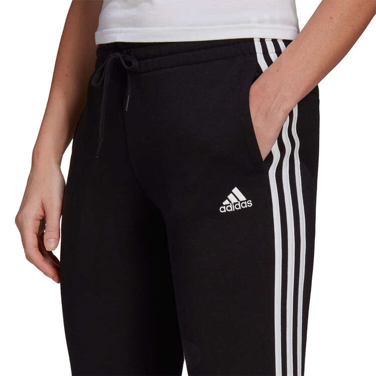 adidas Womens Essentials Fleece 3-Stripes Pants Rebel Sport