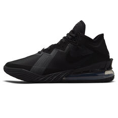 Nike LeBron 18 Low Zero Dark 23 Basketball Shoes Black US 7, Black, rebel_hi-res