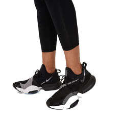 Nike Pro Womens 365 High-Rise 7/8 Tights, Black, rebel_hi-res