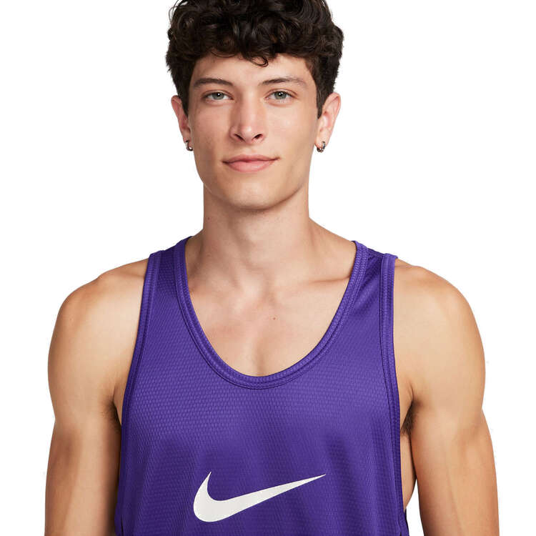 Nike Mens Dri-FIT Icon Basketball Jersey, Purple, rebel_hi-res