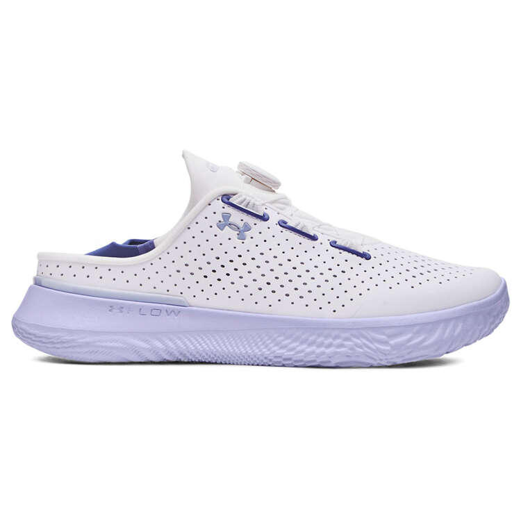 Under Armour SlipSpeed Womens Training Shoes White/Purple US 6, White/Purple, rebel_hi-res