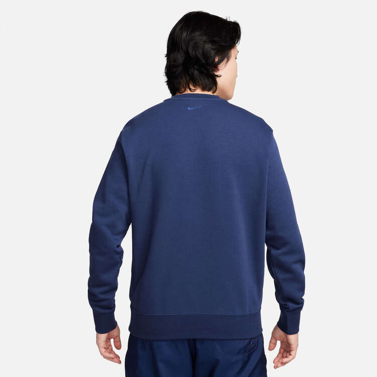 Nike Mens Sportswear French Terry Sweatshirt, Navy, rebel_hi-res