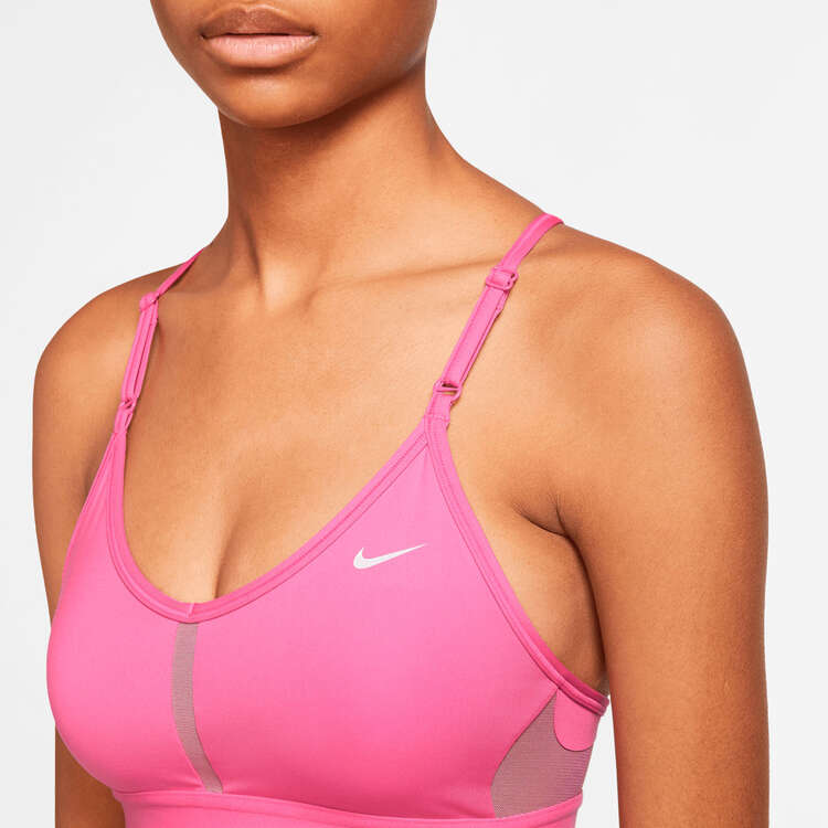 Nike Womens Dri-FIT Indy Padded Sports Bra Pink XL, Pink, rebel_hi-res