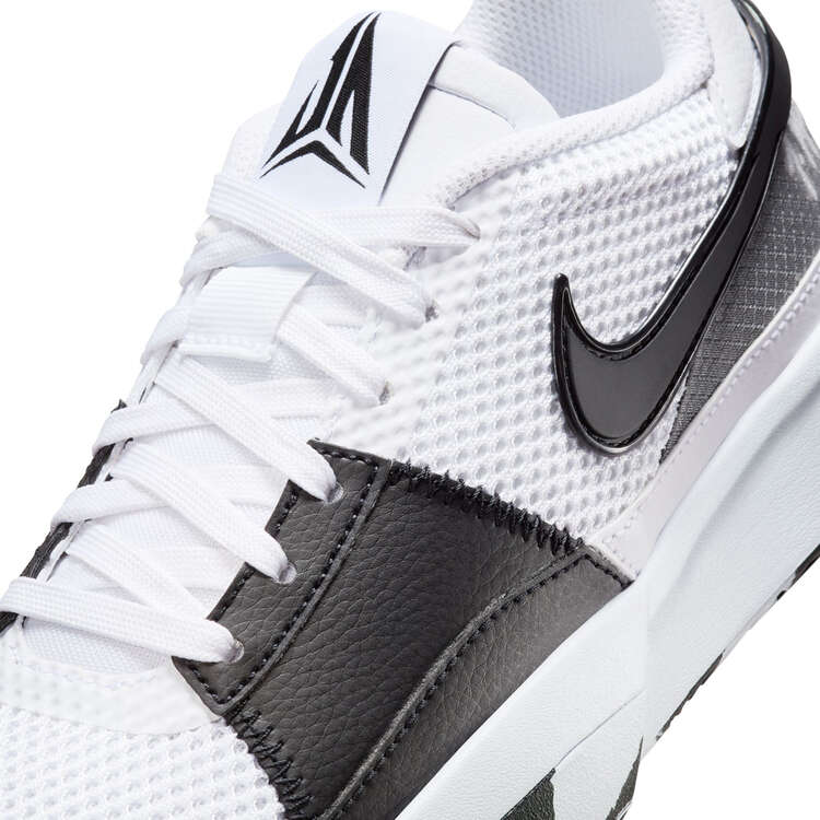 Nike Ja 1 GS Kids Basketball Shoes, White/Black, rebel_hi-res