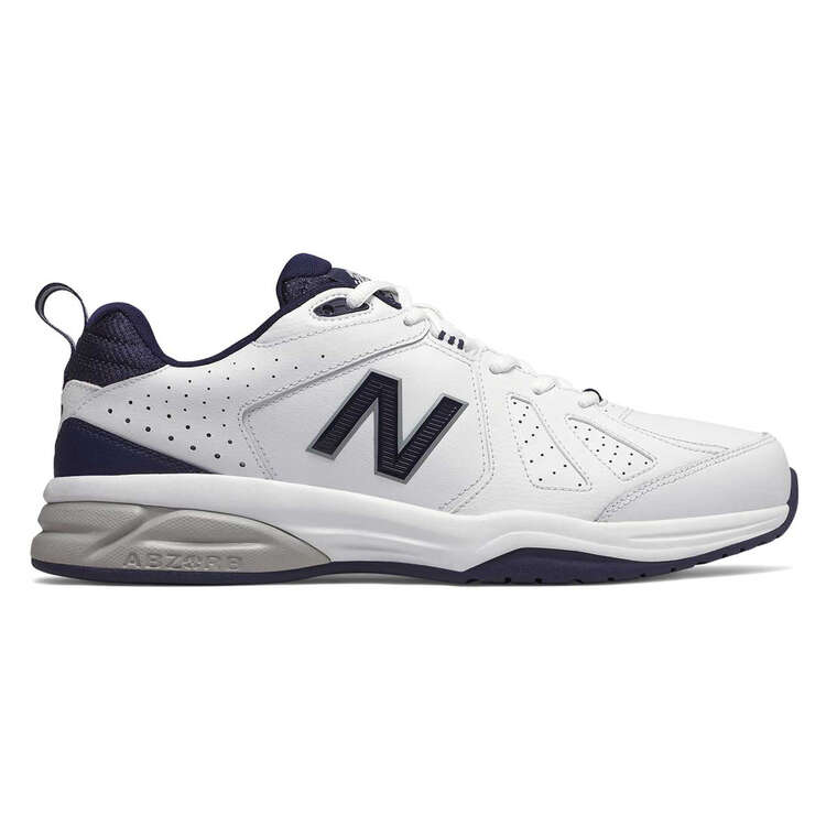 New Balance 624 V5 4E Mens Cross Training Shoes, White / Navy, rebel_hi-res