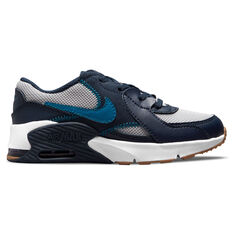 Nike Air Max Excee PS Kids Casual Shoes Grey/Blue US 11, Grey/Blue, rebel_hi-res