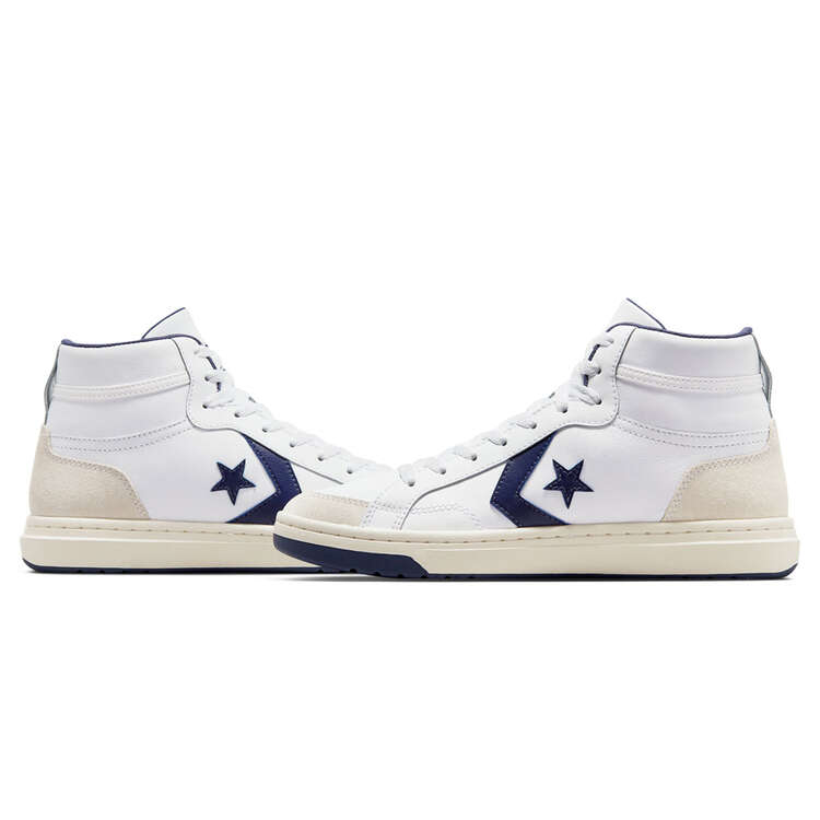 Converse Pro Blaze v2 Mens Casual Shoes, White/Blue, rebel_hi-res