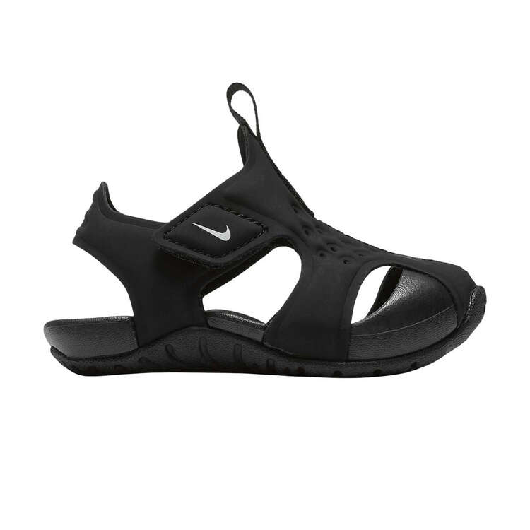 Nike Sunray Protect 2 Toddler Shoes Black / White US 2, Black / White, rebel_hi-res