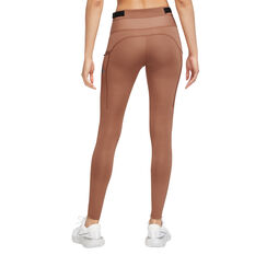 Nike Womens Epic Luxe Mid-Rise Trail Running Tights, Mocha, rebel_hi-res