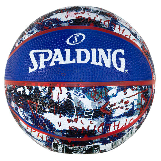 Spalding Graffiti Mini Basketball Blue/Red 1, , rebel_hi-res