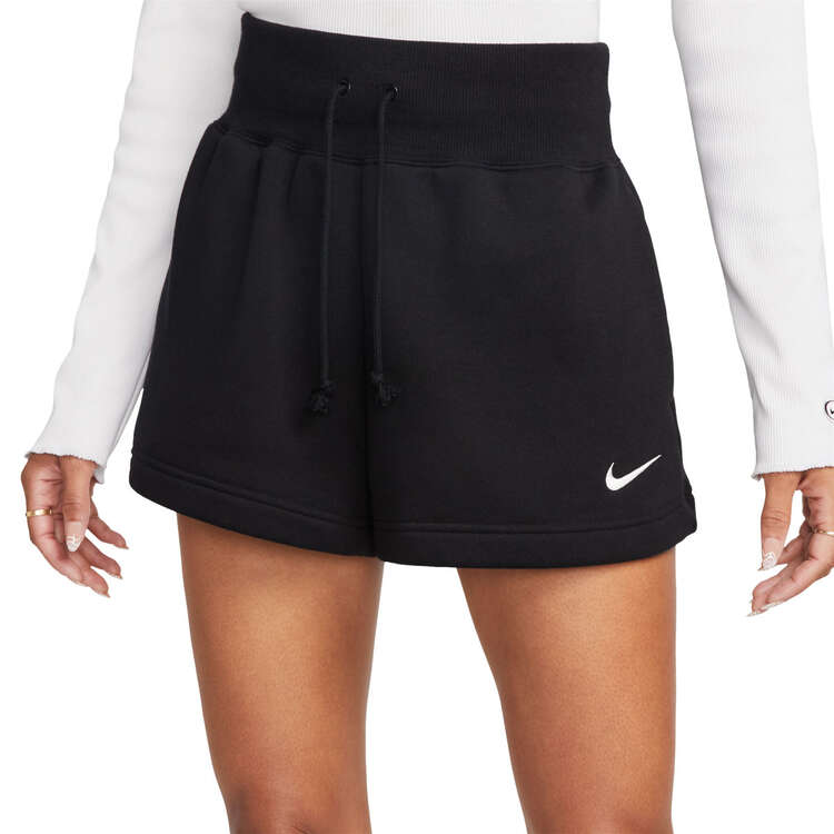 Nike Womens Sportswear Phoenix Fleece High Waisted Oversized Shorts Black S, Black, rebel_hi-res