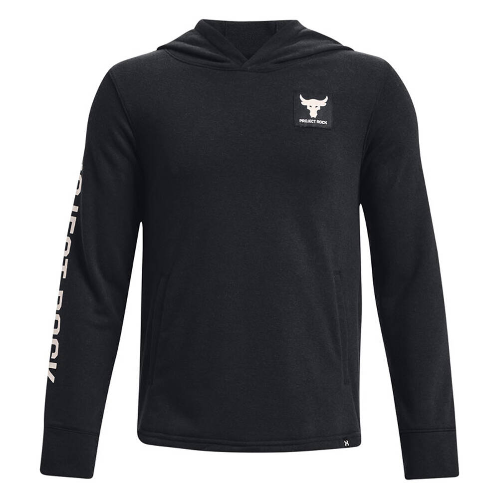Under Armour Project Rock Boys Terry Hoodie | Rebel Sport