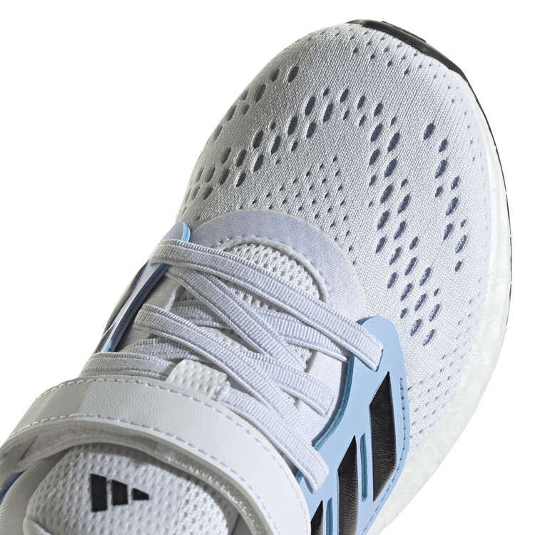 adidas Pureboost 22 PS Kids Running Shoes, White/Black, rebel_hi-res