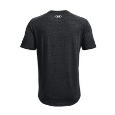 Under Armour Mens Project Rock Outlaw Tee Black S, Black, rebel_hi-res