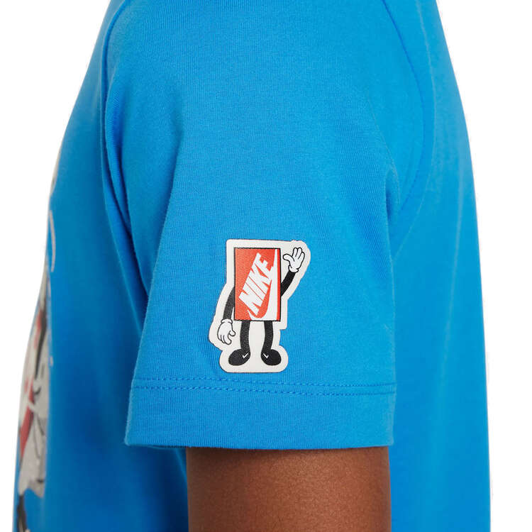 Nike Kids Sportswear Boxy Tee, Blue, rebel_hi-res