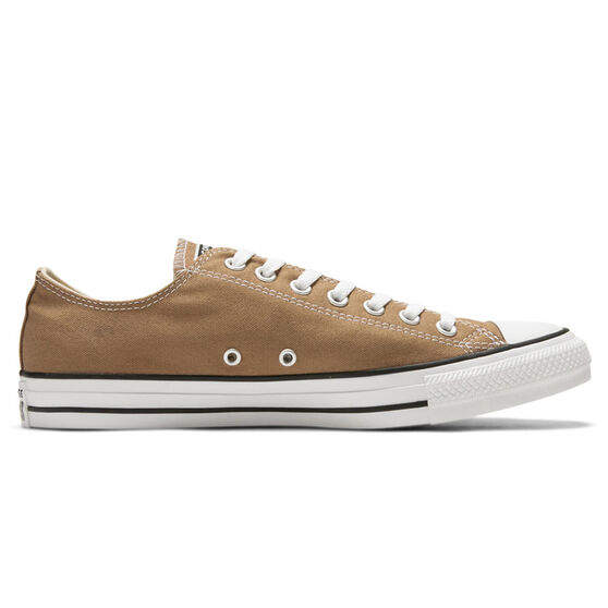 Converse Chuck Taylor All Star Low Casual Shoes, Brown/White, rebel_hi-res