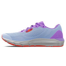 Under Armour HOVR Sonic 5 GS Kids Running Shoes, Blue/Purple, rebel_hi-res
