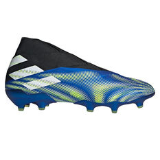 adidas Nemeziz + Football Boots Blue/White US Mens 9 / Womens 10, Blue/White, rebel_hi-res