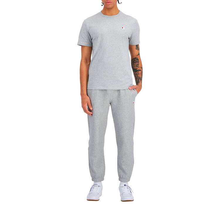 Champion Mens Reverse Weave Relaxed Track Pants, Grey, rebel_hi-res