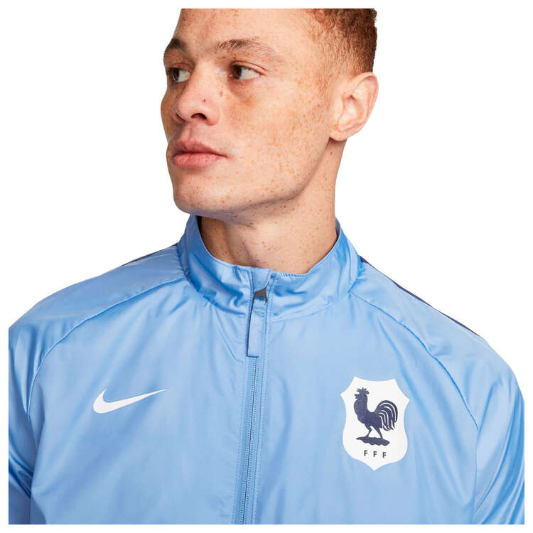 Nike Mens France Repel Academy AWF Football Jacket, Blue, rebel_hi-res