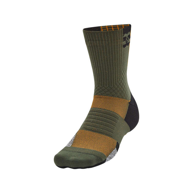 Under Armour ArmourDry Playmaker Socks Green M, Green, rebel_hi-res