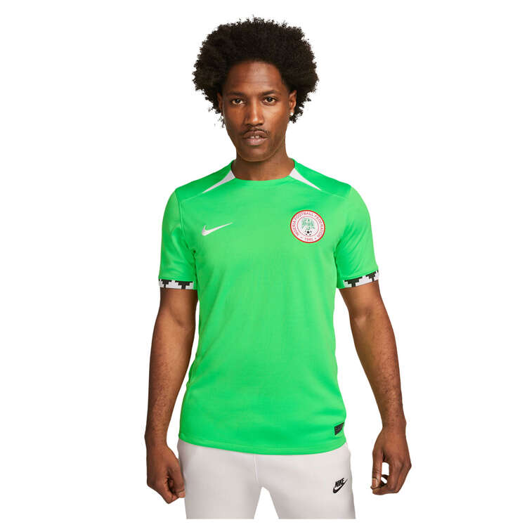 Nike Nigeria 2023 Stadium Home Dri-FIT Football Jersey Green S, Green, rebel_hi-res