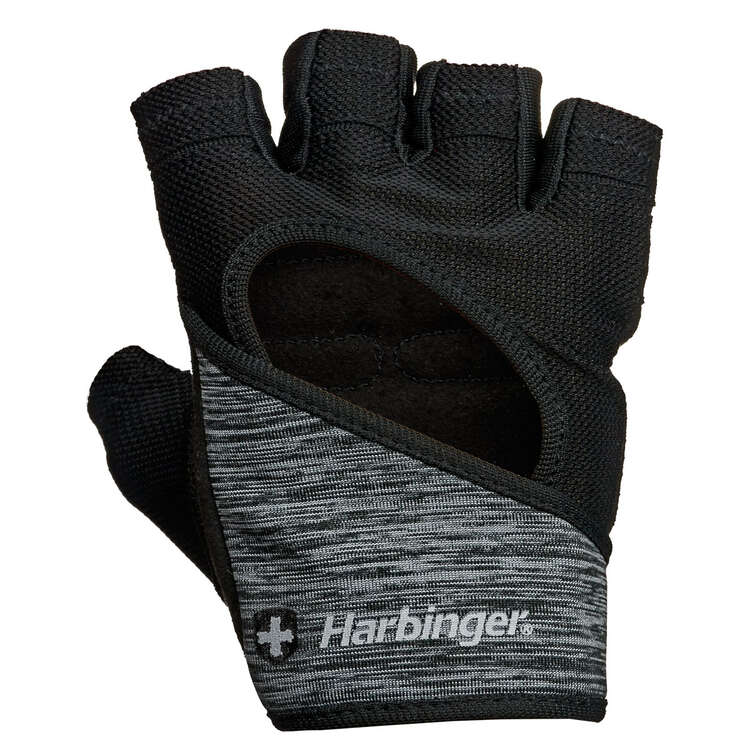 Harbinger Womens FlexFit Glove Grey S, Grey, rebel_hi-res