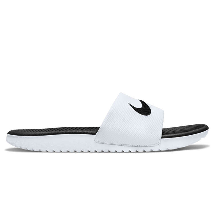 Nike Kids Kawa Slides White/Black US 11, White/Black, rebel_hi-res