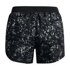 Under Armour Womens Fly By 2.0 Printed Shorts, Black, rebel_hi-res