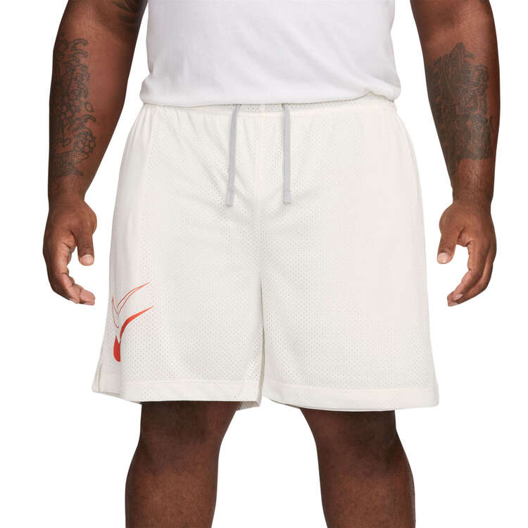 Nike Mens Kevin Durant Dri-FIT Standard Issue Reversible Basketball Shorts, Cream, rebel_hi-res