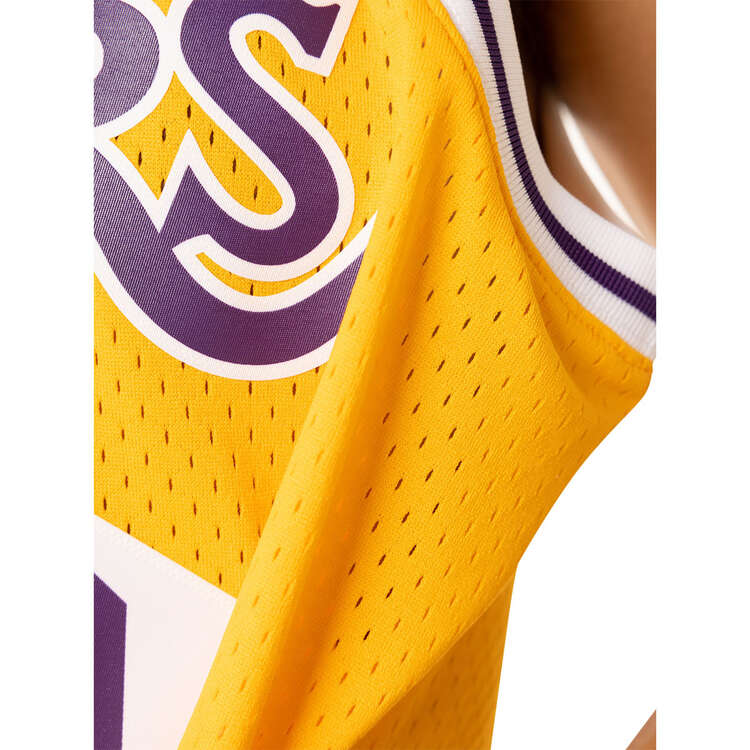Mitchell & Ness Los Angeles Lakers Dennis Rodman 1998/99 Basketball Jersey, Yellow, rebel_hi-res