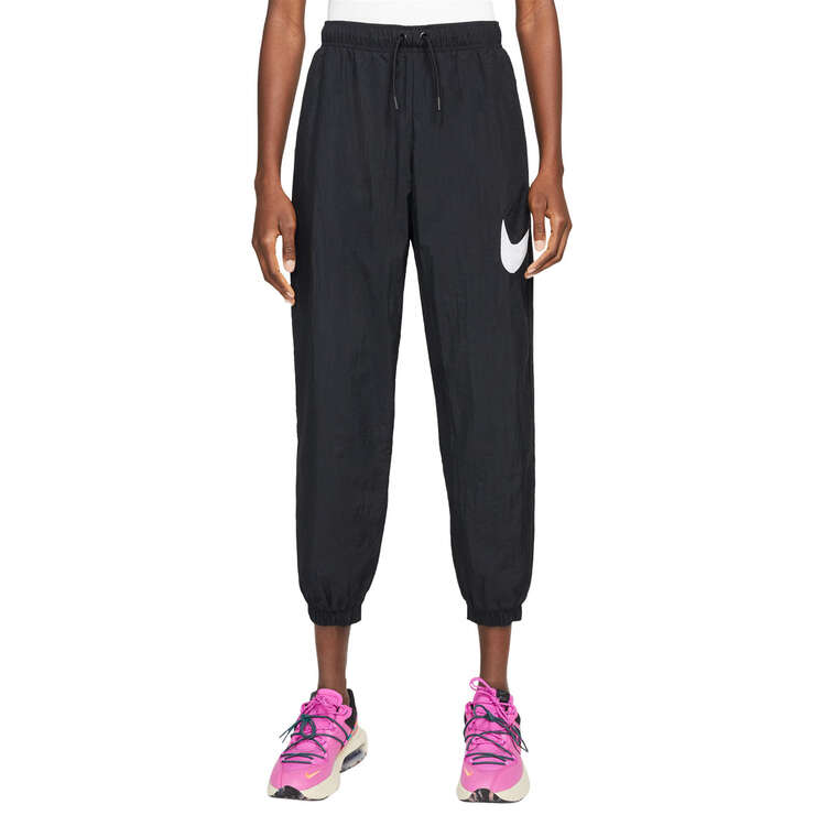 Nike Womens Sportswear Essential Mid-Rise Pants Black XS, Black, rebel_hi-res