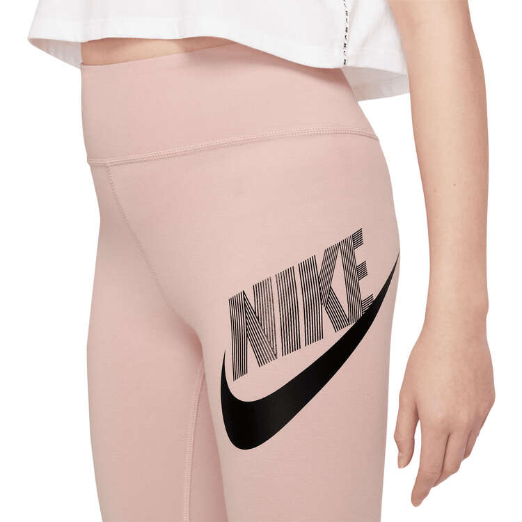 Nike Girls Sportswear Favourites HW Tights, Pink, rebel_hi-res