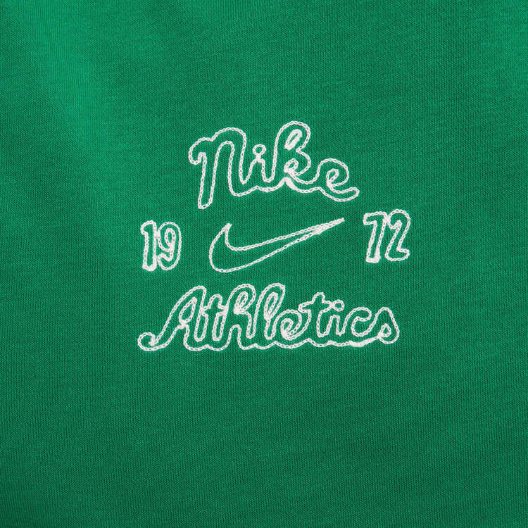 Nike Mens Club Fleece Varsity Pullover Hoodie, Green, rebel_hi-res