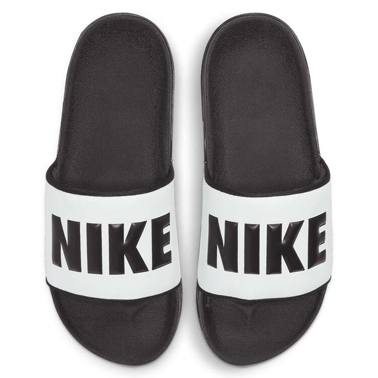 Nike Offcourt Womens Slides, White/Black, rebel_hi-res