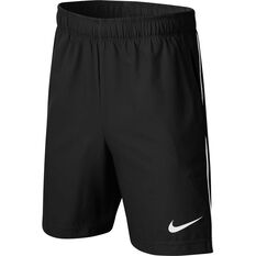 Nike Boys 6in Woven Shorts Black / White XS, Black / White, rebel_hi-res