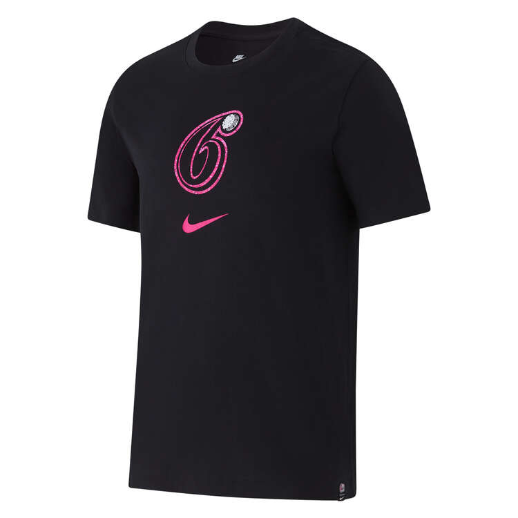 Nike Mens Sydney Sixers Evergreen Tee Black M, Black, rebel_hi-res