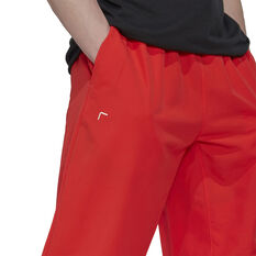 adidas Sportswear Mens Woven Pants, Red, rebel_hi-res