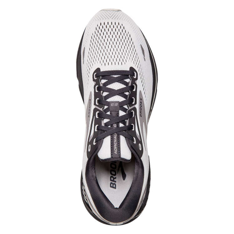 Brooks Adrenaline GTS 23 Mens Running Shoes, Grey/Black, rebel_hi-res