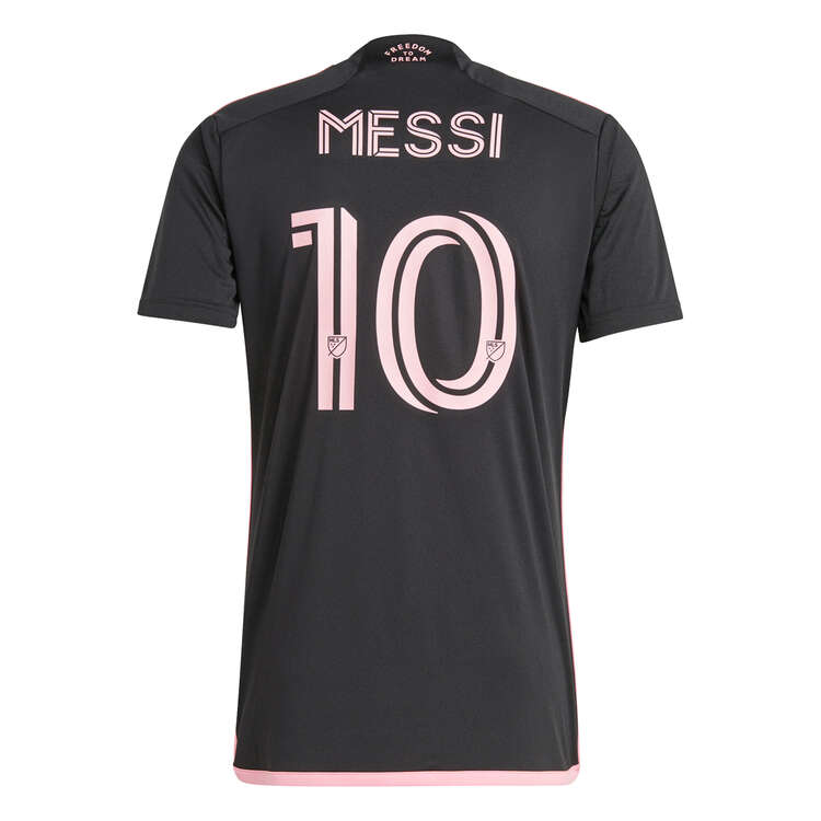 adidas Womens Inter Miami Lionel Messi 2023/24 Away Football Jersey Black XS, , rebel_hi-res