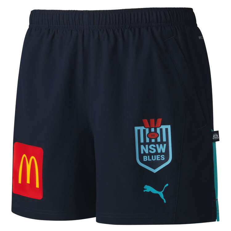 NSW Blues State of Origin 2024 Mens Training Shorts, Navy, rebel_hi-res