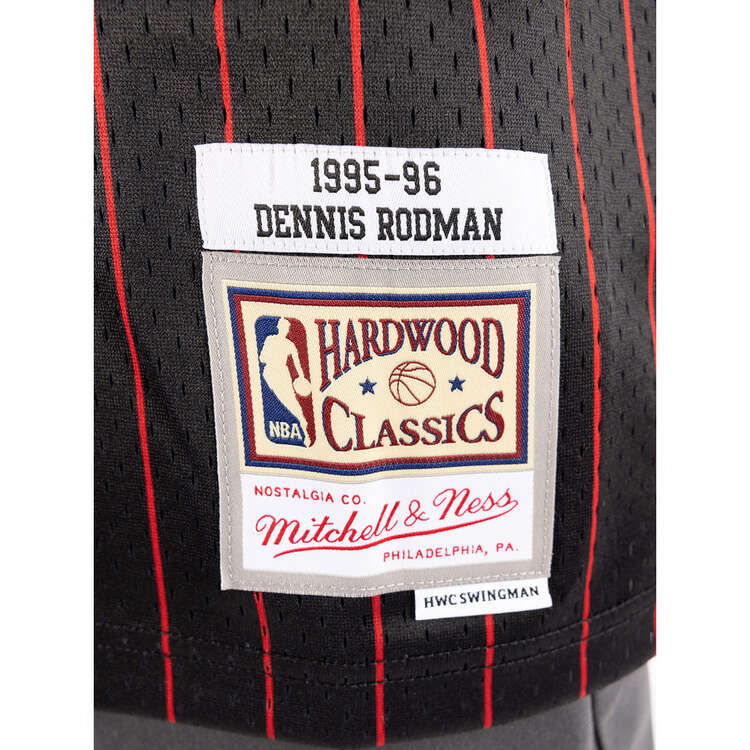 Chicago Bulls Dennis Rodman 1995 Hardwood Classics Alternate Swingman Jersey  By Mitchell & Ness - Black - Mens