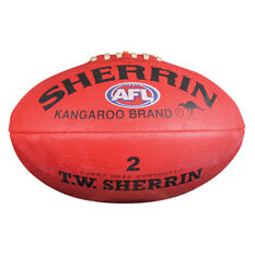 Sherrin Synthetic Australian Rules Ball Red 2, , rebel_hi-res