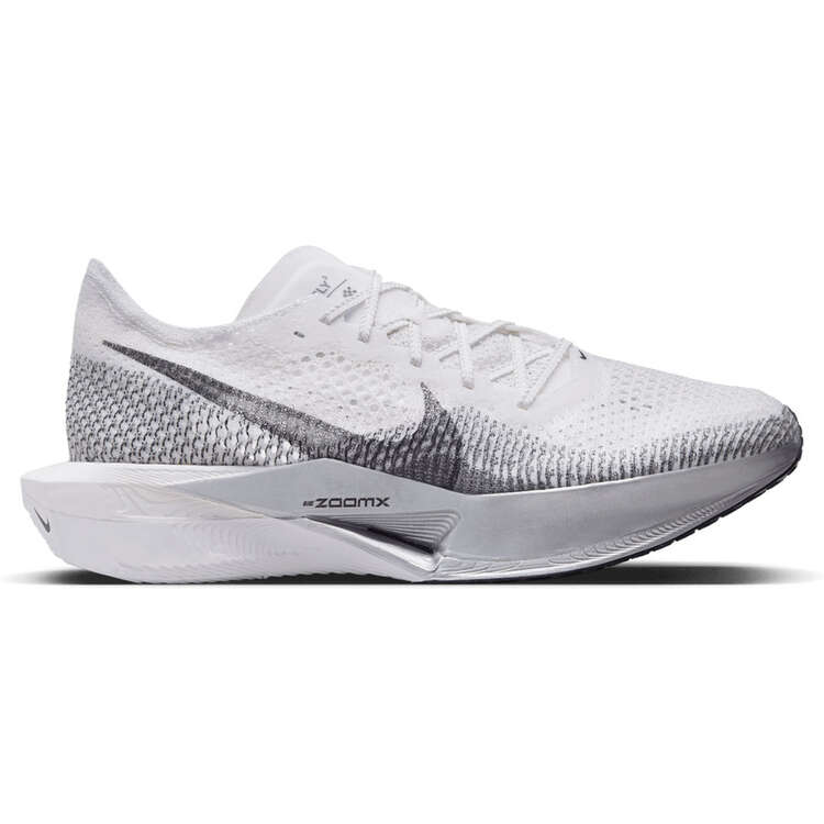 Nike Vaporfly Next% 3 Mens Running Shoes, White/Silver, rebel_hi-res