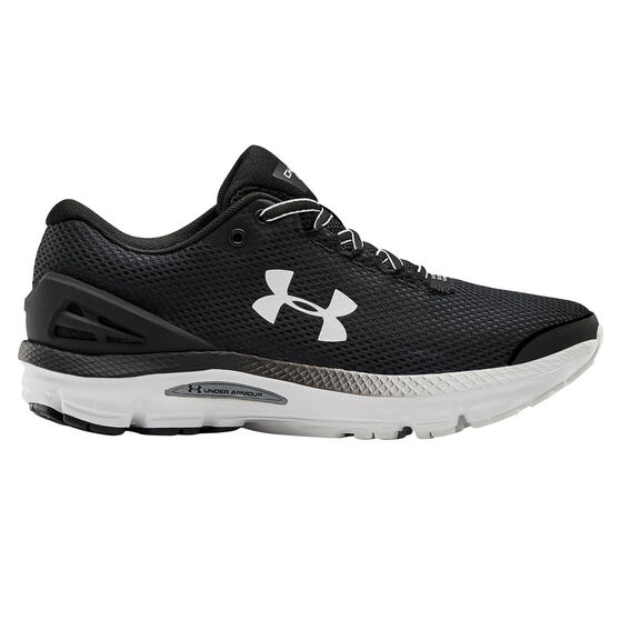Under Armour Charged Gemini Womens Running Shoes, Black, rebel_hi-res