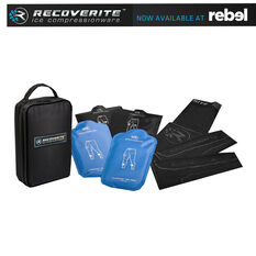 Recoverite Mens Recovery Kit including Ice/Heat Pack Technology Black S, Black, rebel_hi-res