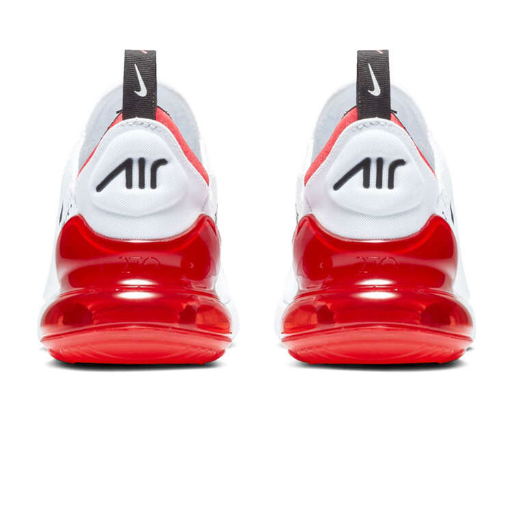 Nike Air Max 270 Mens Casual Shoes, White/Red, rebel_hi-res