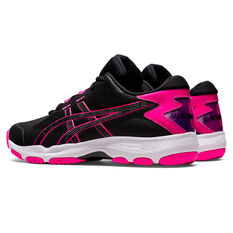 Asics GEL Netburner Academy 9 Womens Netball Shoes, Black/Pink, rebel_hi-res