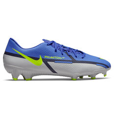 Nike Phantom GT2 Academy Football Boots Blue/Grey US Mens 4 / Womens 5.5, Blue/Grey, rebel_hi-res